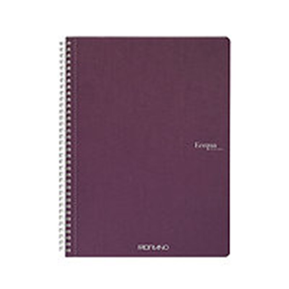 Fabriano, Journal, Art & School, 8.25"x11.75", Ecoqua, A4, Blank, Spiral, 70 sheet, 562936, Wine